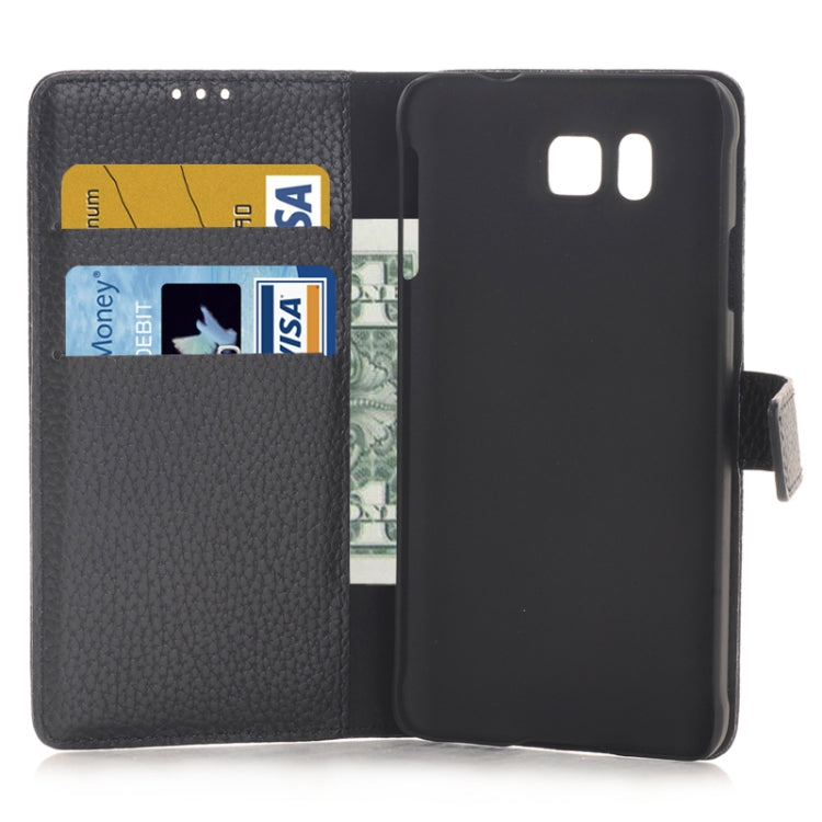 Litchi Texture Horizontal Flip Smart Leather Case with Holder & Card Slots & Wallet for Galaxy Alpha / G8508S