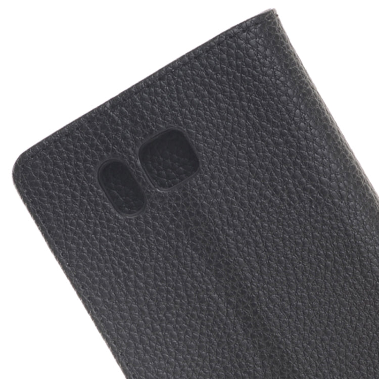 Litchi Texture Horizontal Flip Smart Leather Case with Holder & Card Slots & Wallet for Galaxy Alpha / G8508S