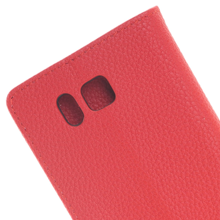 Litchi Texture Horizontal Flip Smart Leather Case with Holder & Card Slots & Wallet for Galaxy Alpha / G8508S