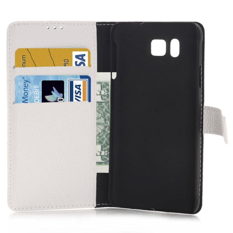 Litchi Texture Horizontal Flip Smart Leather Case with Holder & Card Slots & Wallet for Galaxy Alpha / G8508S