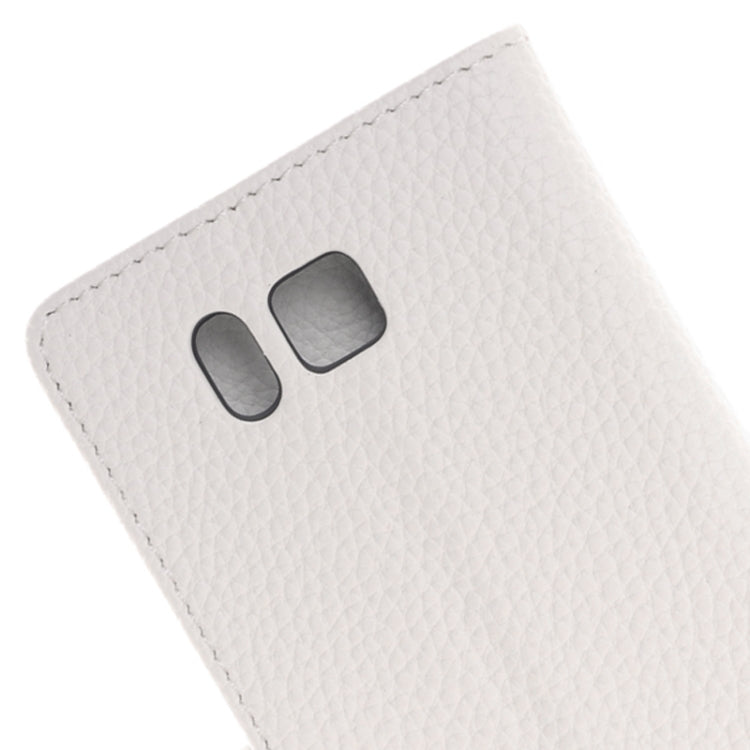 Litchi Texture Horizontal Flip Smart Leather Case with Holder & Card Slots & Wallet for Galaxy Alpha / G8508S