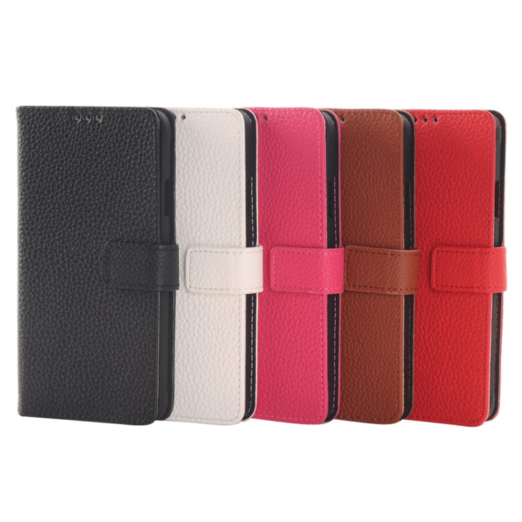 Litchi Texture Horizontal Flip Smart Leather Case with Holder & Card Slots & Wallet for Galaxy Alpha / G8508S