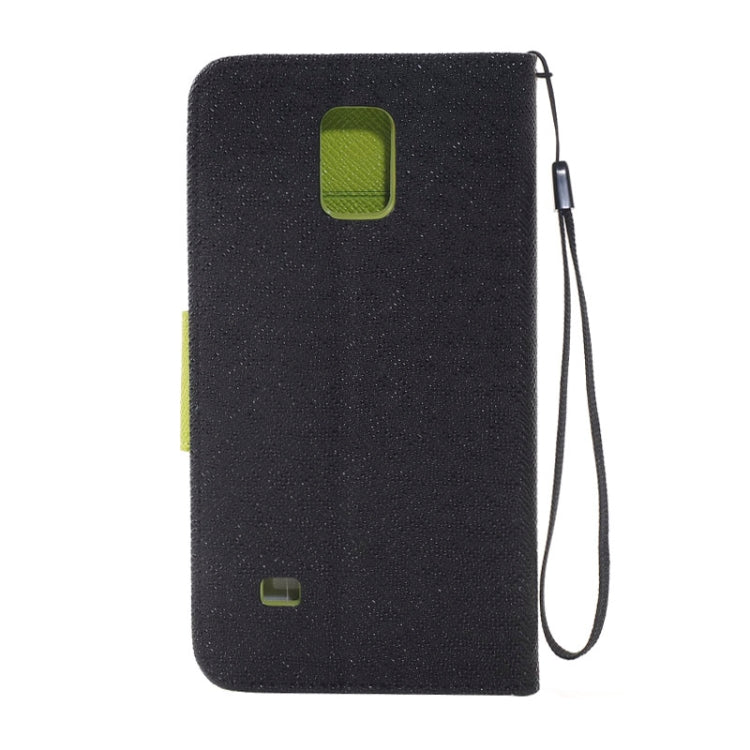 Color Matching Style Leather Case with Holder & Card Slots & Money Pocket for Galaxy Note 4