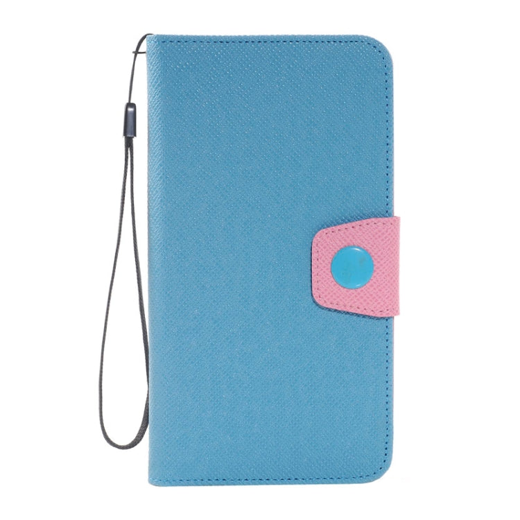 Color Matching Style Leather Case with Holder & Card Slots & Money Pocket for Galaxy Note 4