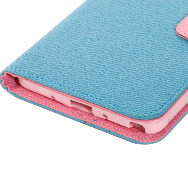 Color Matching Style Leather Case with Holder & Card Slots & Money Pocket for Galaxy Note 4