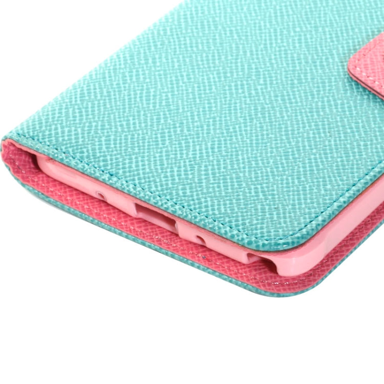 Color Matching Style Leather Case with Holder & Card Slots & Money Pocket for Galaxy Note 4