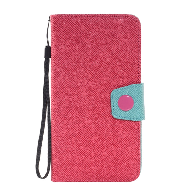 Color Matching Style Leather Case with Holder & Card Slots & Money Pocket for Galaxy Note 4