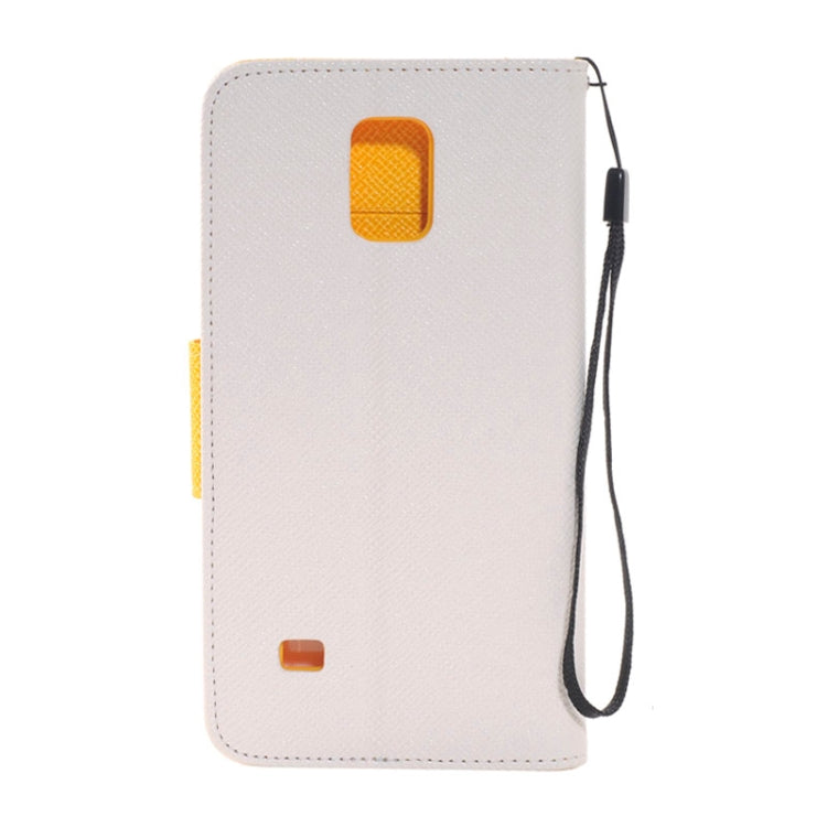 Color Matching Style Leather Case with Holder & Card Slots & Money Pocket for Galaxy Note 4
