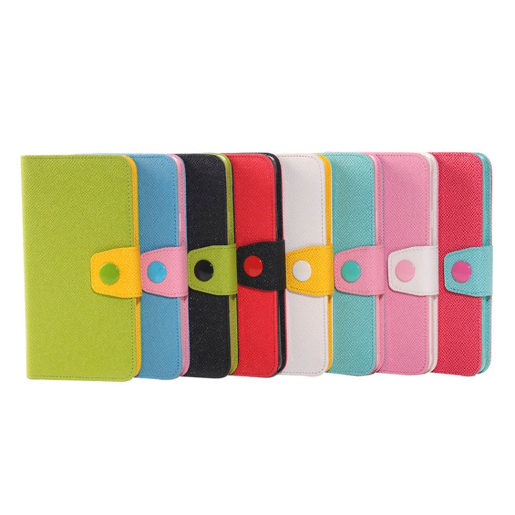 Color Matching Style Leather Case with Holder & Card Slots & Money Pocket for Galaxy Note 4