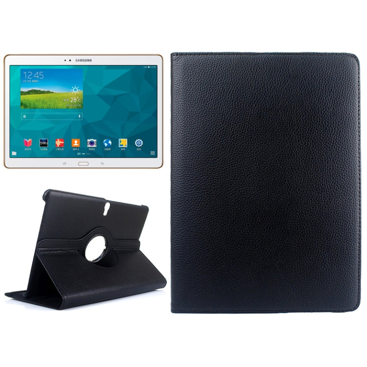 Litchi Texture 360 Degree Rotating Leather Case with Holder for Galaxy Tab S 10.5 / T800