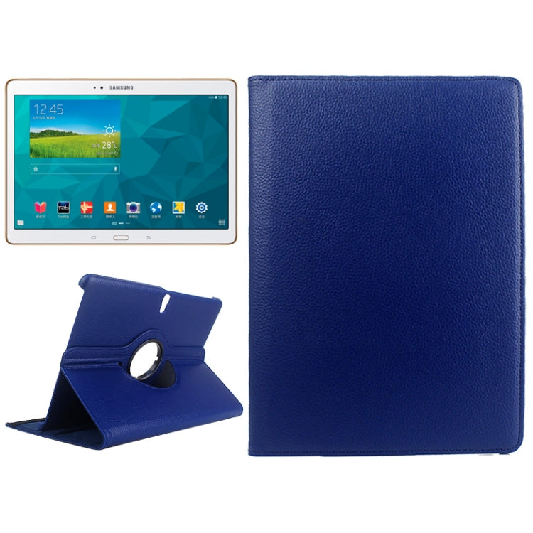 Litchi Texture 360 Degree Rotating Leather Case with Holder for Galaxy Tab S 10.5 / T800