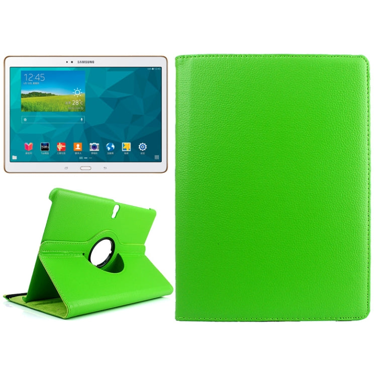 Litchi Texture 360 Degree Rotating Leather Case with Holder for Galaxy Tab S 10.5 / T800