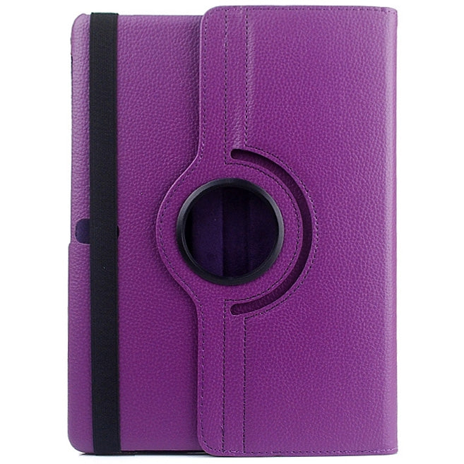 Litchi Texture 360 Degree Rotating Leather Case with Holder for Galaxy Tab S 10.5 / T800