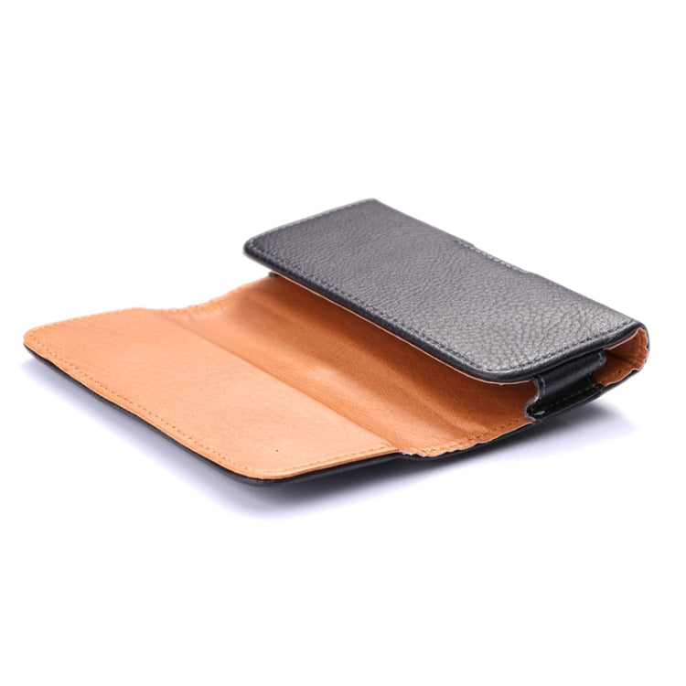 Litchi Texture Universal Horizontal Style Waist Bag for iPhone 6 & 6S / Galaxy S4 / i9500