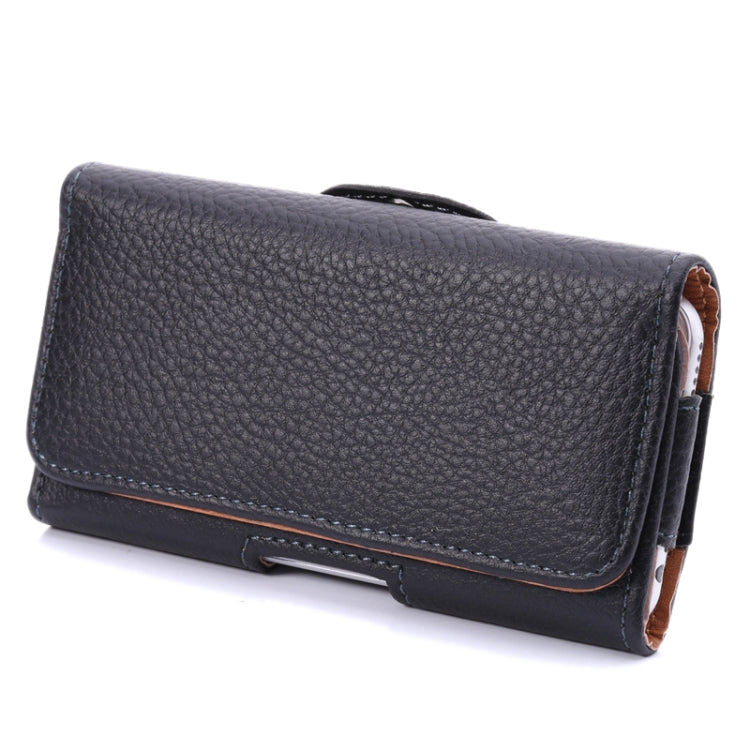 Litchi Texture Universal Horizontal Style Waist Bag for iPhone 6 & 6S / Galaxy S4 / i9500