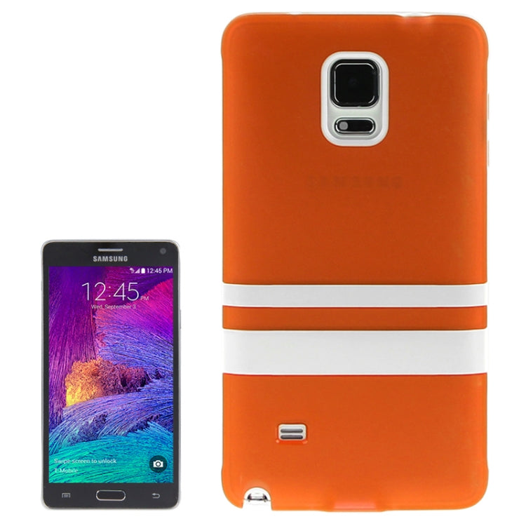 White Stripes TPU Case for Galaxy Note 4