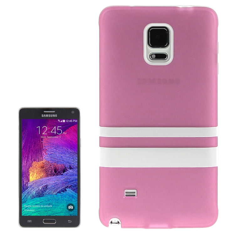 White Stripes TPU Case for Galaxy Note 4