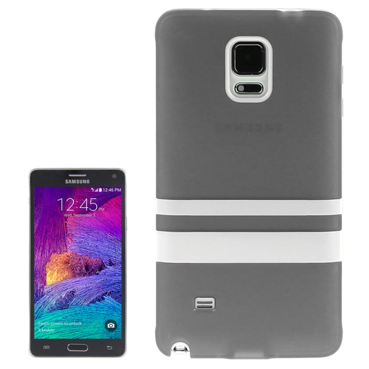White Stripes TPU Case for Galaxy Note 4