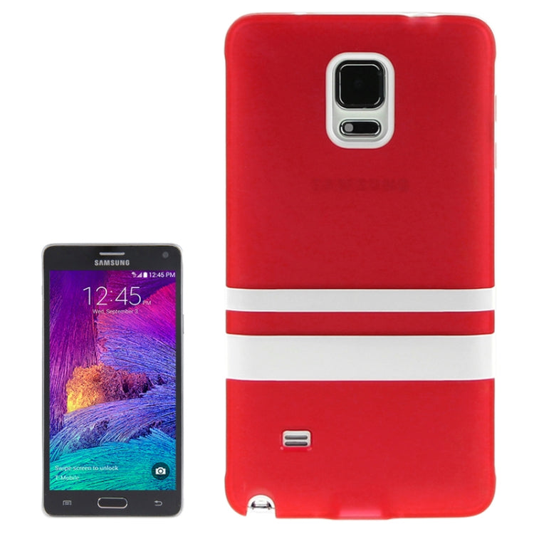 White Stripes TPU Case for Galaxy Note 4