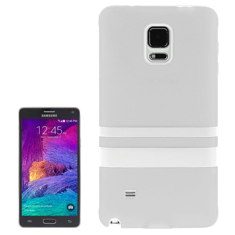White Stripes TPU Case for Galaxy Note 4