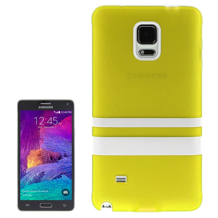 White Stripes TPU Case for Galaxy Note 4