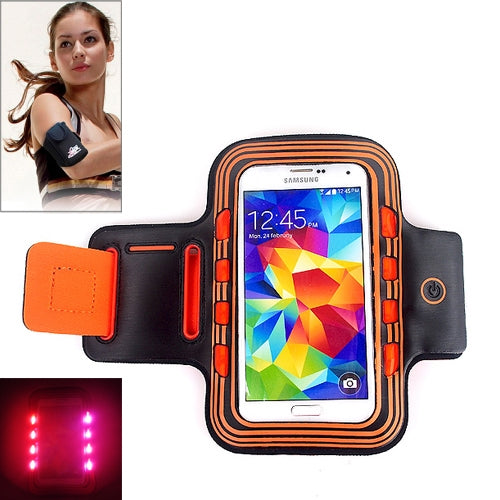 Colour Sport Armband Case with LED Lighting for Galaxy S7 / S6 / S6 Edge / S5 / S4 / S3