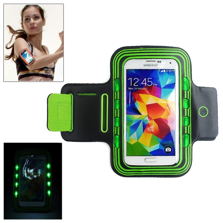 Colour Sport Armband Case with LED Lighting for Galaxy S7 / S6 / S6 Edge / S5 / S4 / S3