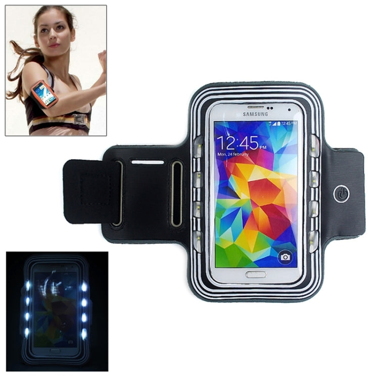 Colour Sport Armband Case with LED Lighting for Galaxy S7 / S6 / S6 Edge / S5 / S4 / S3