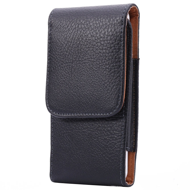 Litchi Texture Vertical Style Waist Bag for iPhone 6 & 6S / Galaxy S4 / i9500