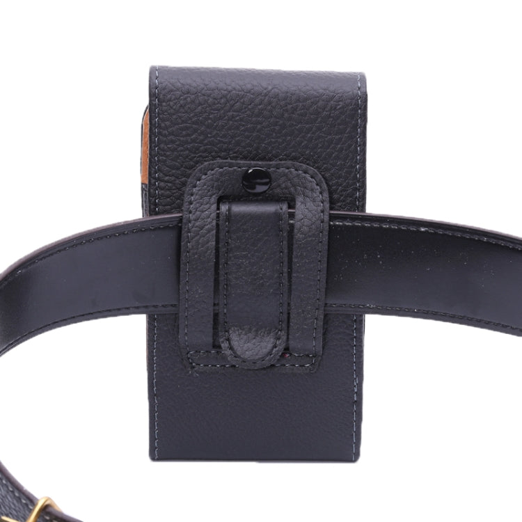 Litchi Texture Vertical Style Waist Bag for iPhone 6 & 6S / Galaxy S4 / i9500