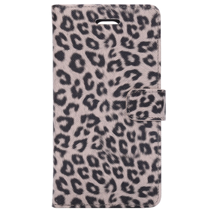 Leopard Pattern Leather Case with Holder & Card Slots & Money Pocket for Galaxy Note 4