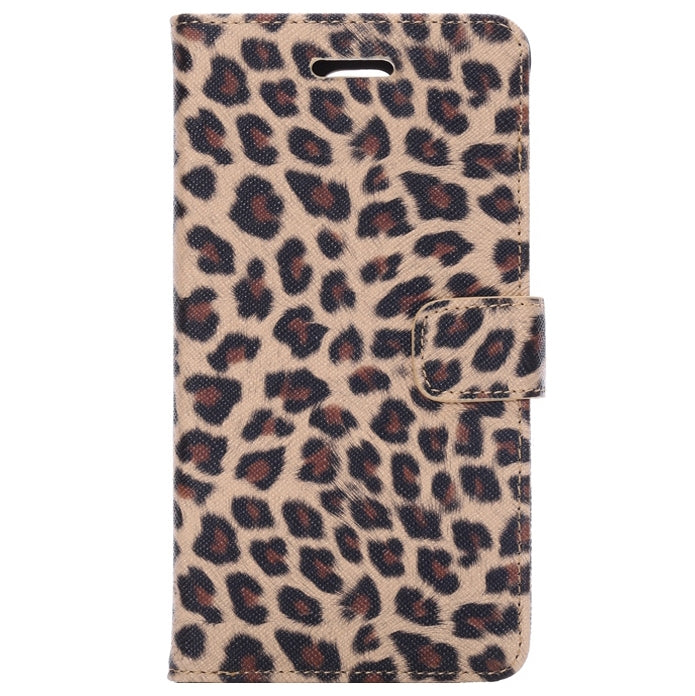 Leopard Pattern Leather Case with Holder & Card Slots & Money Pocket for Galaxy Note 4