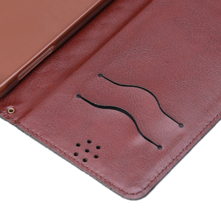 Plaid Texture Leather Case with Holder & Card Slots for Galaxy Note 4