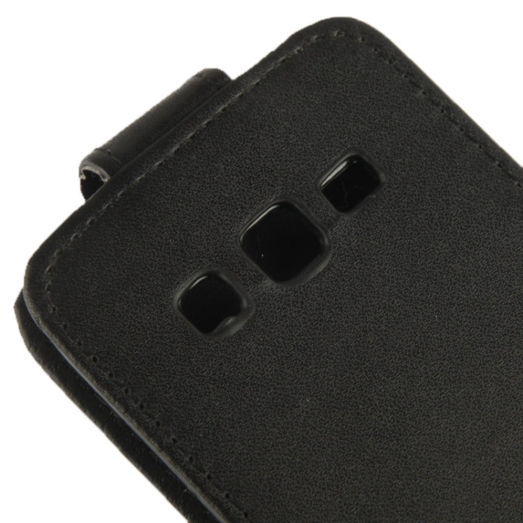 Vertical Flip Leather Case for Galaxy Express 2 / G3815 (Black)