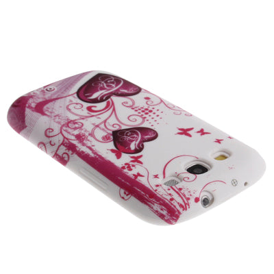 Heart Pattern TPU Protective Case for Galaxy SIII / i9300