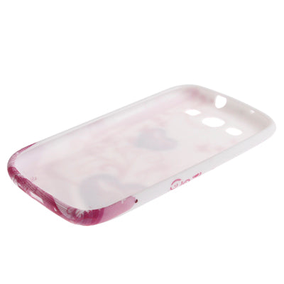 Heart Pattern TPU Protective Case for Galaxy SIII / i9300