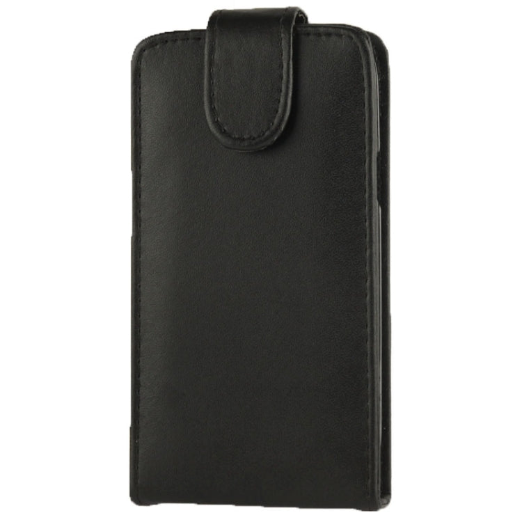 Vertical Flip Leather Case for Galaxy Style DUOS /i8262(Black)