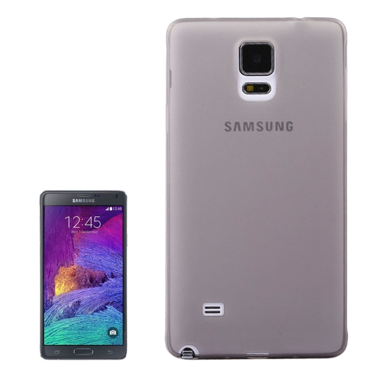 0.3mm Ultra-thin Frosted TPU Case for Galaxy Note 4