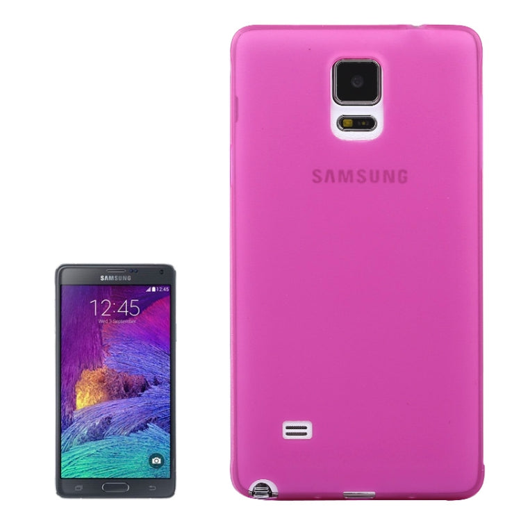 0.3mm Ultra-thin Frosted TPU Case for Galaxy Note 4