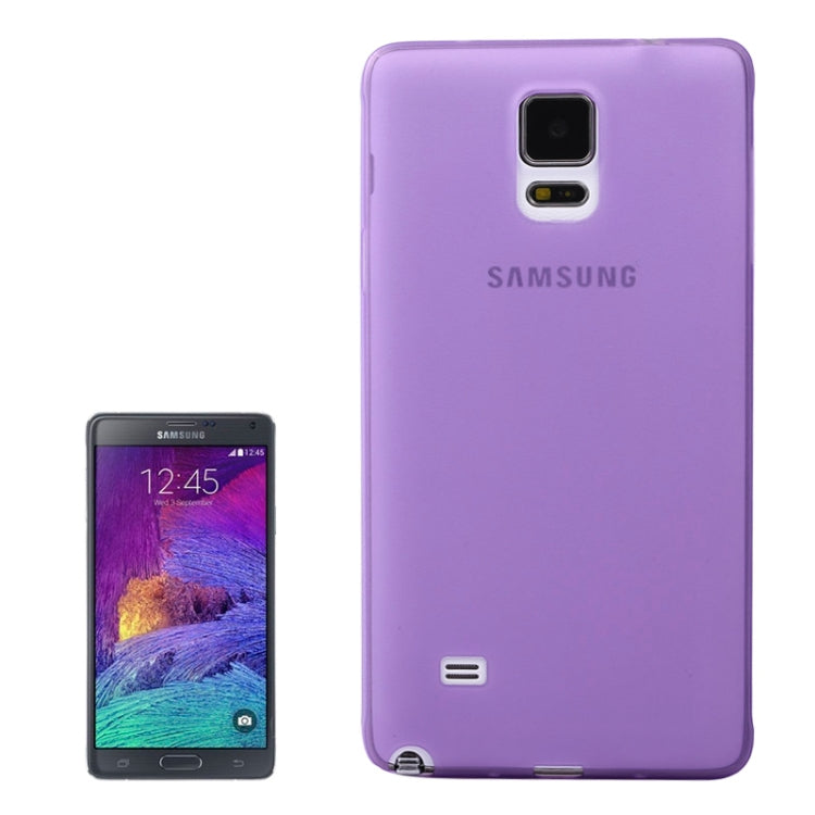 0.3mm Ultra-thin Frosted TPU Case for Galaxy Note 4