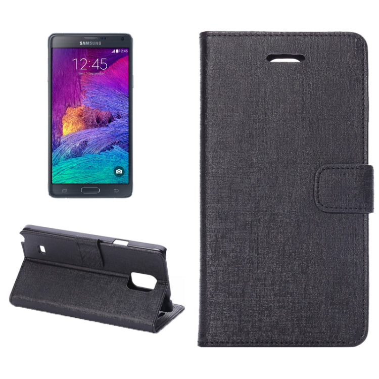 Oracle Texture Leather Case with Holder & Card Slots & Money Pocket for Galaxy Note 4