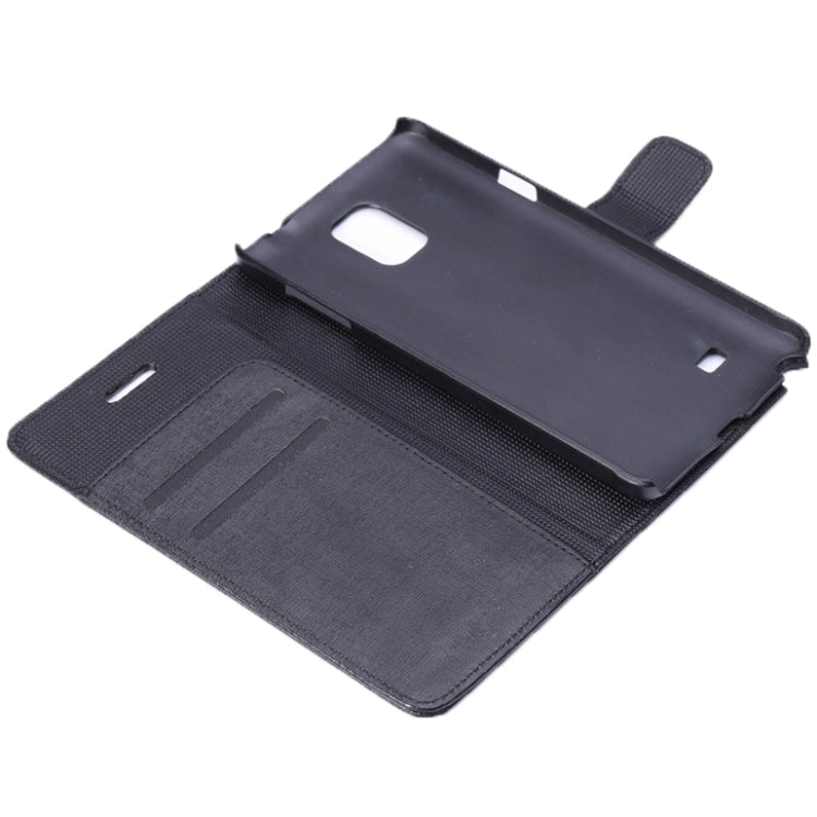 Oracle Texture Leather Case with Holder & Card Slots & Money Pocket for Galaxy Note 4