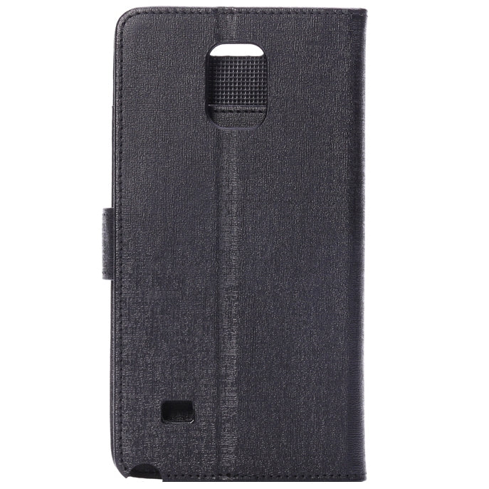Oracle Texture Leather Case with Holder & Card Slots & Money Pocket for Galaxy Note 4