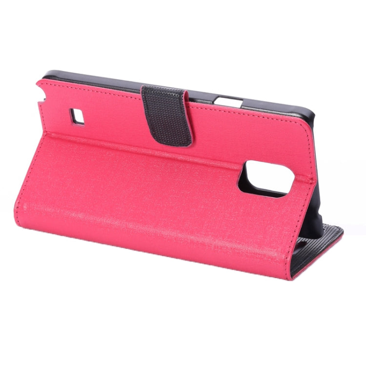 Oracle Texture Leather Case with Holder & Card Slots & Money Pocket for Galaxy Note 4