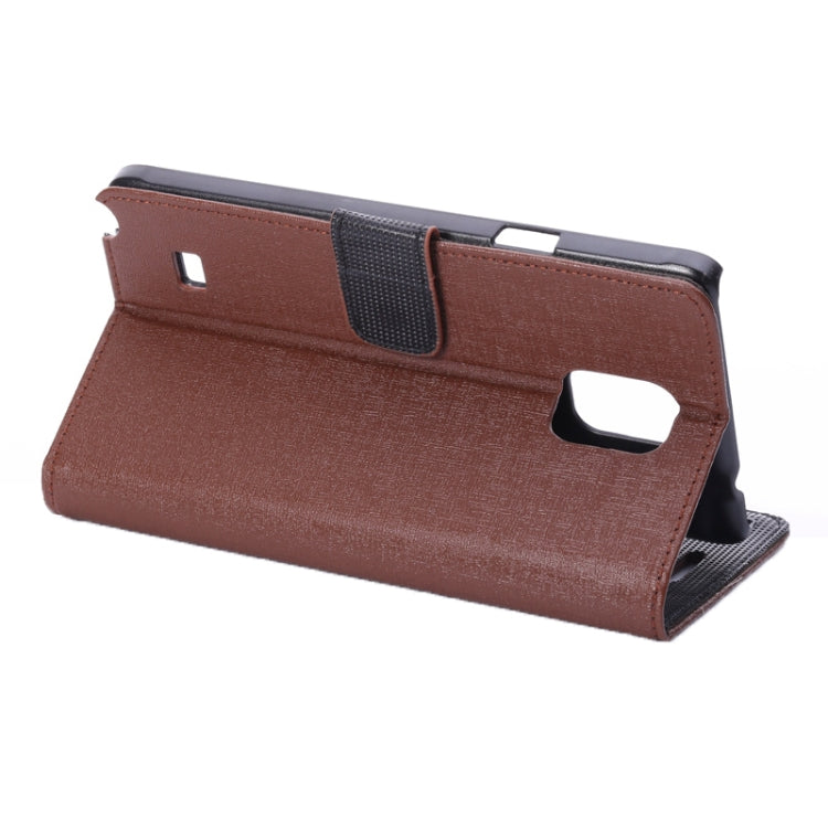 Oracle Texture Leather Case with Holder & Card Slots & Money Pocket for Galaxy Note 4
