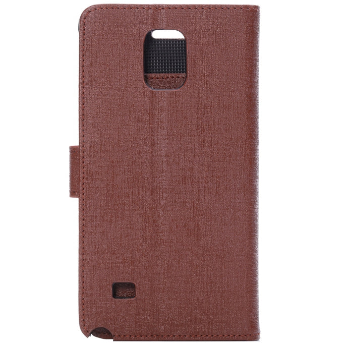 Oracle Texture Leather Case with Holder & Card Slots & Money Pocket for Galaxy Note 4