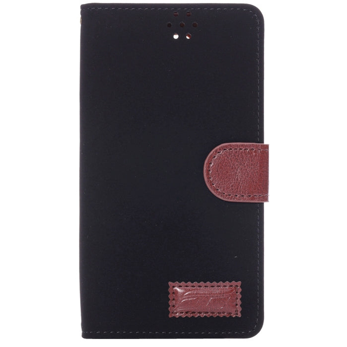Canvas Texture Leather Case with Holder & Card Slots for Galaxy Note 4
