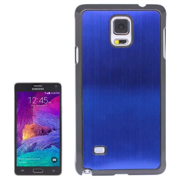 Brushed Texture Plastic Case for Galaxy Note 4