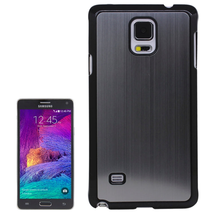 Brushed Texture Plastic Case for Galaxy Note 4