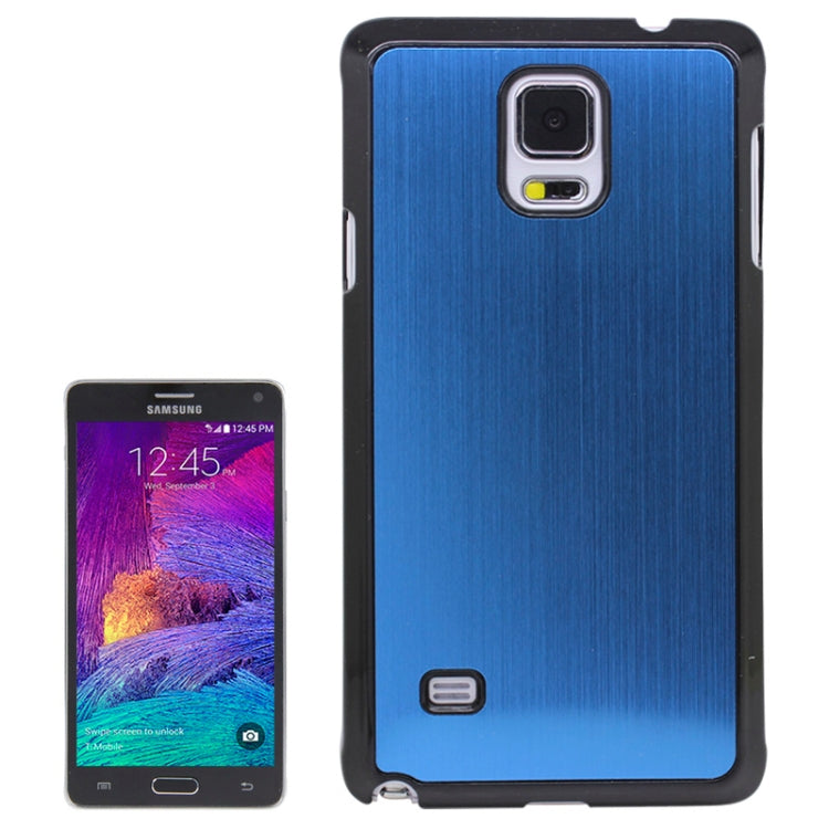 Brushed Texture Plastic Case for Galaxy Note 4